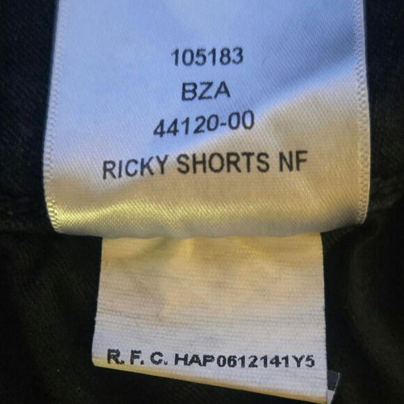 True Religion  Relaxed Straight Leg Men's Black Size 34 Shorts - Picture 8 of 8